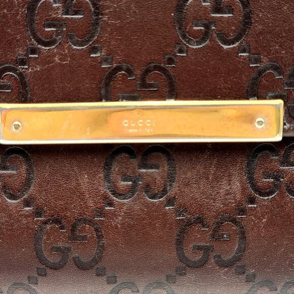 GUCCI Guccissima Margaux Calfskin Continental Flap Wallet - Picture 11 of 16